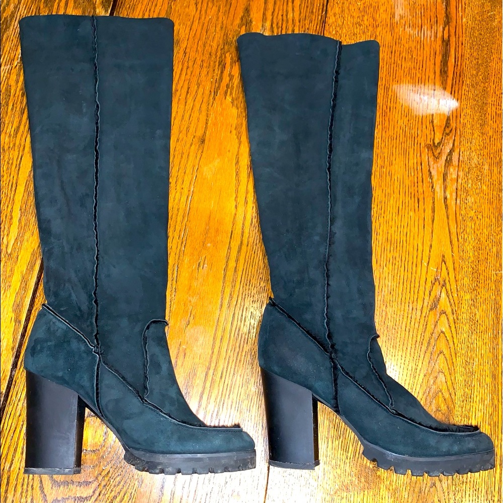 FENDI black high heeled boots